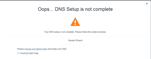 Unotelly DNS problem