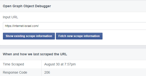 facebook debugger