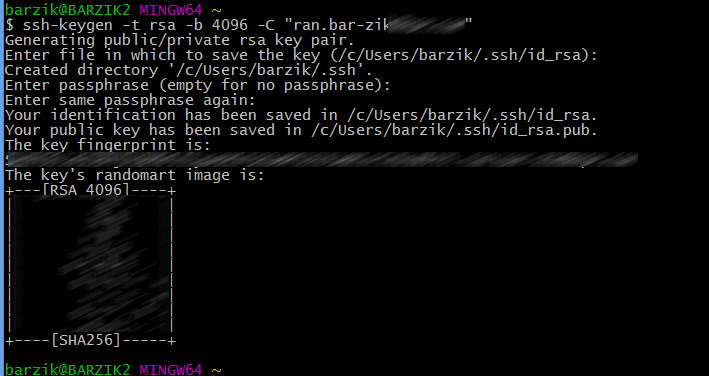 Ssh key rsa 4096