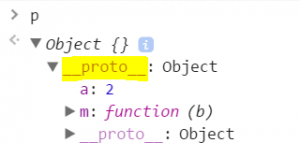 למשתנה p יש רק __proto__