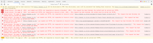 The SSL certificate used to load resources from https://pepper.co.il will be distrusted in M70. Once distrusted, users will be prevented from loading these resources. See https://g.co/chrome/symantecpkicerts for more information. 5Mixed Content: The page at '<URL>' was loaded over HTTPS, but requested an insecure stylesheet '<URL>'. This request has been blocked; the content must be served over HTTPS. 7Mixed Content: The page at '<URL>' was loaded over HTTPS, but requested an insecure script '<URL>'. This request has been blocked; the content must be served over HTTPS. (index):1 Mixed Content: The page at 'https://pepper.co.il/' was loaded over HTTPS, but requested an insecure script 'http://pepper.co.il/wp-includes/js/jquery/jquery.js?ver=1.12.4'. This request has been blocked; the content must be served over HTTPS. (index):1 Mixed Content: The page at 'https://pepper.co.il/' was loaded over HTTPS, but requested an insecure script 'http://pepper.co.il/wp-includes/js/jquery/jquery-migrate.min.js?ver=1.4.1'. This request has been blocked; the content must be served over HTTPS. (index):59 Mixed Content: The page at 'https://pepper.co.il/' was loaded over HTTPS, but requested an insecure script 'http://www.googletagmanager.com/gtm.js?id=GTM-WL7Z75'. This request has been blocked; the content must be served over HTTPS. (anonymous) @ (index):59 (anonymous) @ (index):60 (index):1 Mixed Content: The page at 'https://pepper.co.il/' was loaded over HTTPS, but requested an insecure script 'http://pepper.co.il/wp-content/plugins/contact-form-7/includes/js/scripts.js?ver=4.8.1'. This request has been blocked; the content must be served over HTTPS. (index):1 Mixed Content: The page at 'https://pepper.co.il/' was loaded over HTTPS, but requested an insecure script 'http://pepper.co.il/wp-content/themes/orion/script/plugins.min.js?ver=4.8.1'. This request has been blocked; the content must be served over HTTPS. (index):1 Mixed Content: The page at 'https://pepper.co.il/' was loaded over HTTPS, but requested an insecure script 'http://pepper.co.il/wp-content/themes/orion/script/general.min.js?ver=4.8.1'. This request has been blocked; the content must be served over HTTPS. (index):1 Mixed Content: The page at 'https://pepper.co.il/' was loaded over HTTPS, but requested an insecure script 'http://pepper.co.il/wp-content/themes/orion/script/front-page.js?ver=4.8.1'. This request has been blocked; the content must be served over HTTPS. 11Mixed Content: The page at '<URL>' was loaded over HTTPS, but requested an insecure image '<URL>'. This content should also be served over HTTPS.