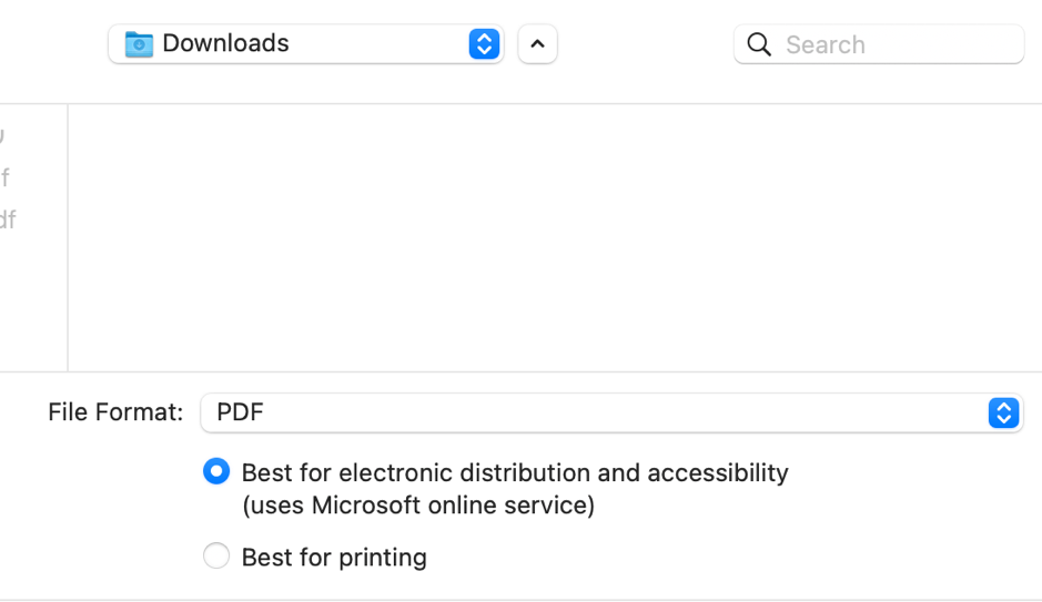 מסך שמירה של מסמך PDF - הסימון של Best for electoronic distribution and accessibility  דולק